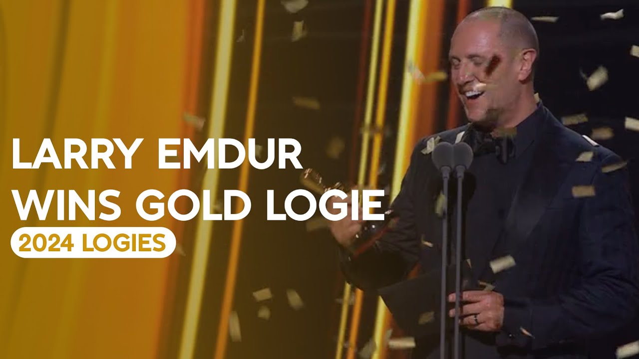 LARRY EMDUR WINS GOLD LOGIE | 2024 Logie Awards