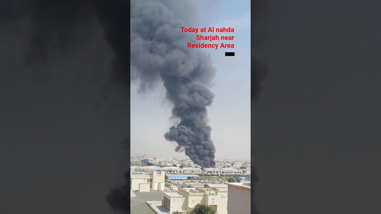 Today attack at Al nahda,Sharjah! #iranattack #dubai #sharjah #droneattack #iranisraelwar