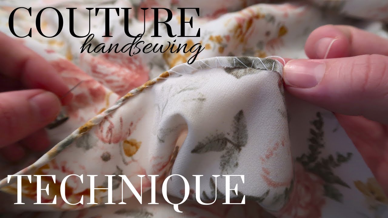 Подгибка по выкройке COUTURE // Методы ручного шитья