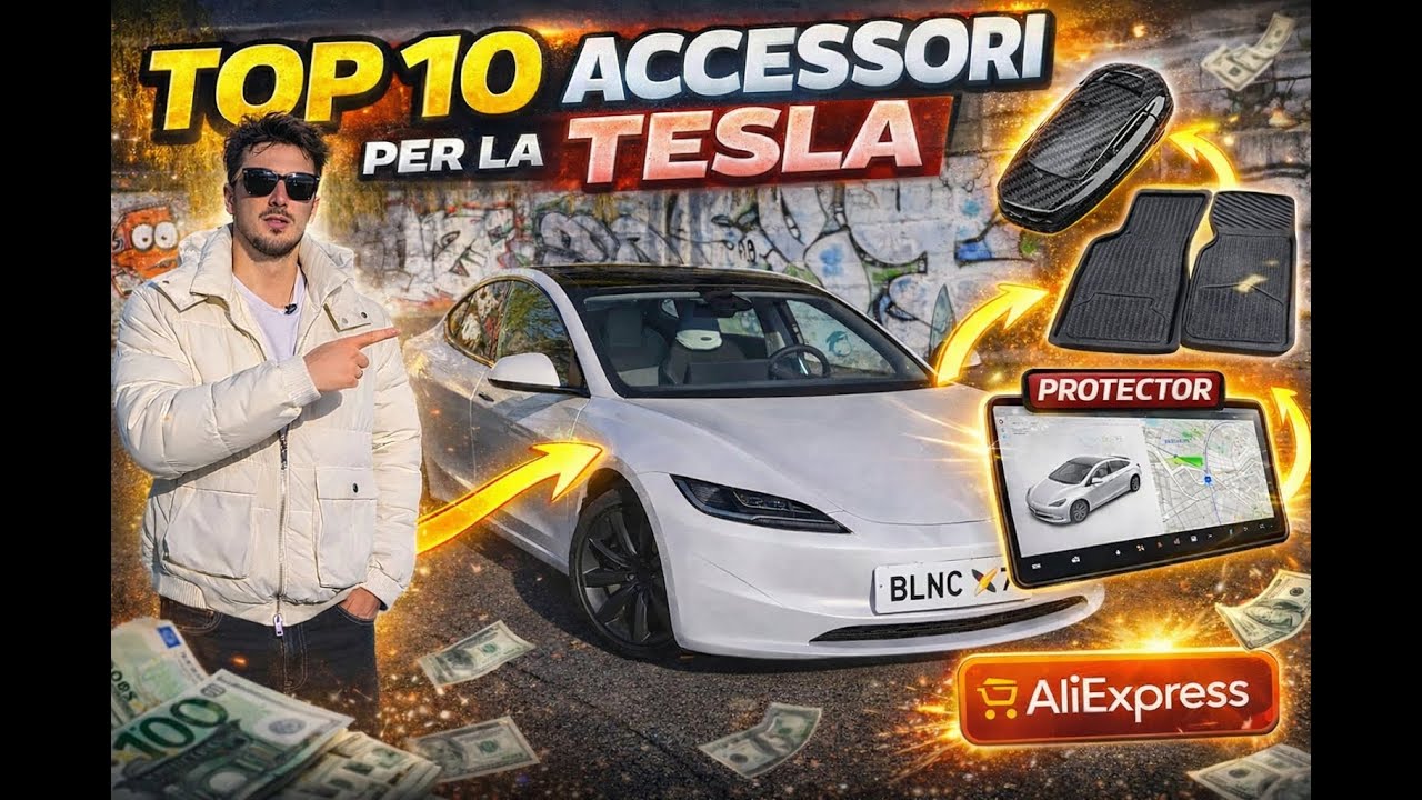 HO RISPARMIATO UN SACCO: 10 accessori Tesla da AliExpress che battono Amazon 😳
