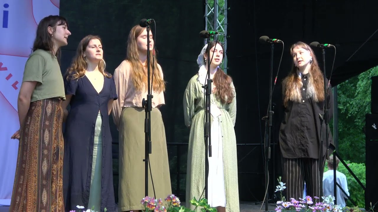Aušta aušrela. Merginų folkloro grupė OPKA. Skamba skamba kankliai. Vilnius 2024 05 25