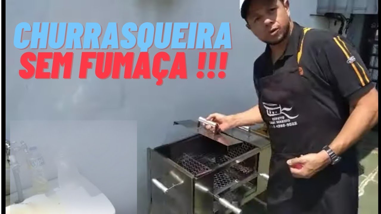 Churrasqueira ecológica. churrasqueira para apartamentos, churrasqueira sem fumaça a carvão