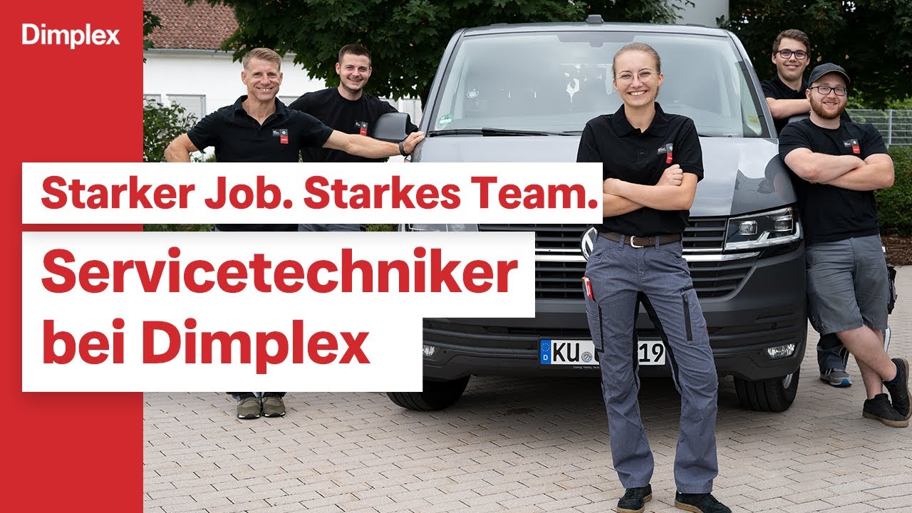 Servicetechniker (m/w/d) bei Dimplex werden. Starker Job. Starkes Team | Dimplex