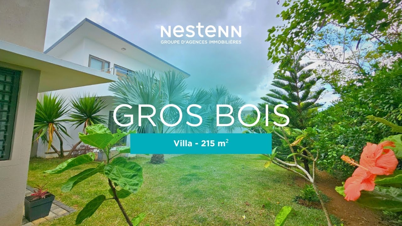 Charmante maison familiale de 215 m² avec grand terrain située à Gros Bois - À VENDRE