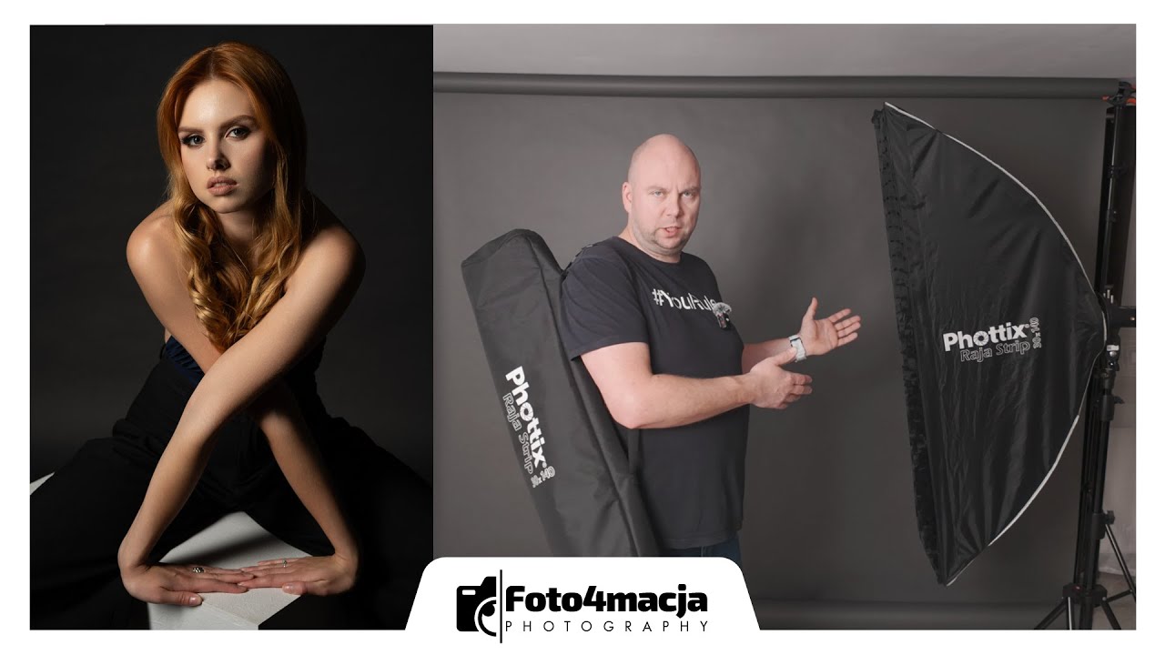 Softbox Phottix Raja Strip 30x140cm - jak działa i kiedy warto go użyć? | Backstage sesji zdjęciowej