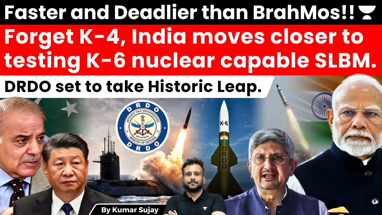 Amidst China's Submarine to Pakistan, DRDO readies for historic K-6 Nuclear Capable SLBM.