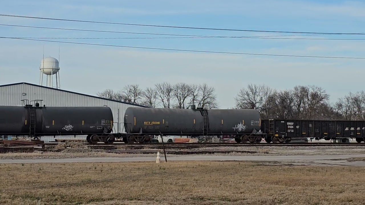 BNSF 5973, 8256 & 548 Mixed Freight 