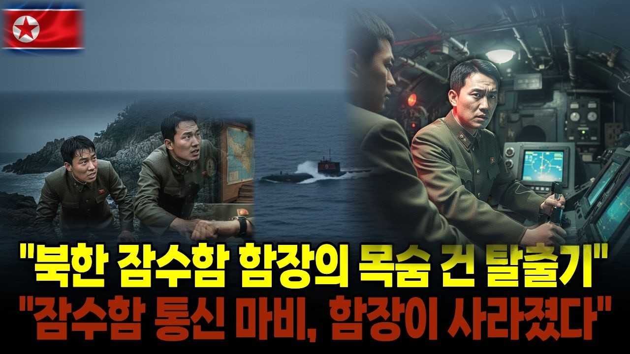 북한 잠수함 함장의 절망적 선택 | '통신 교란 후 5일간의 생존기'