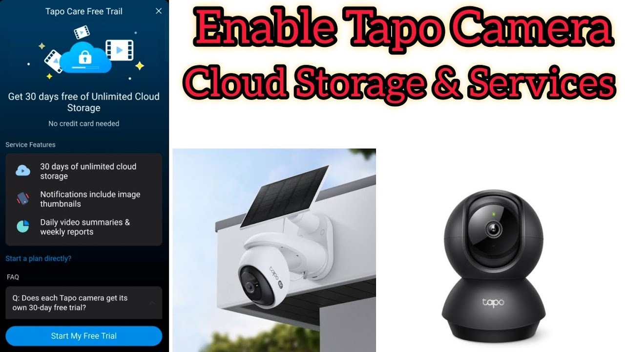 How to Enable Cloud Storage on TP-LINK Tapo  Camera | Enable tapo cloud services