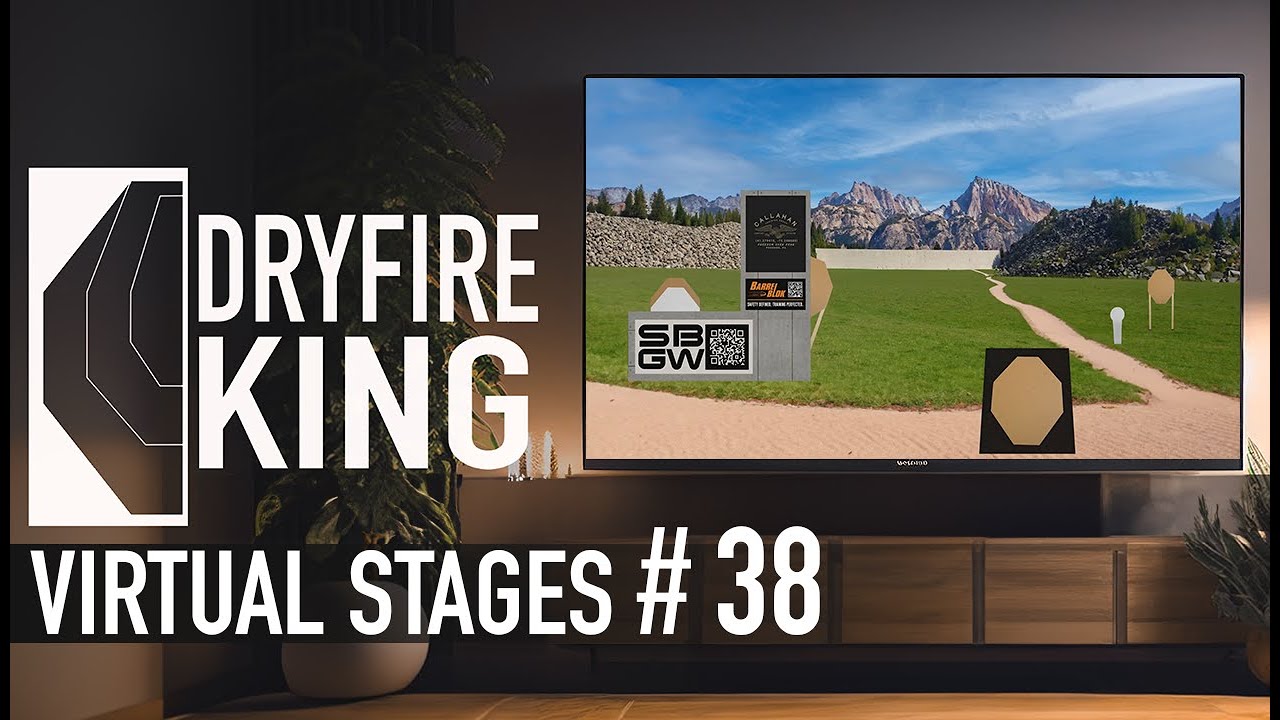 DRYFIRE KING #38- VIRTUAL DRYFIRE STAGE TRAINING (USPSA IPSC IDPA)