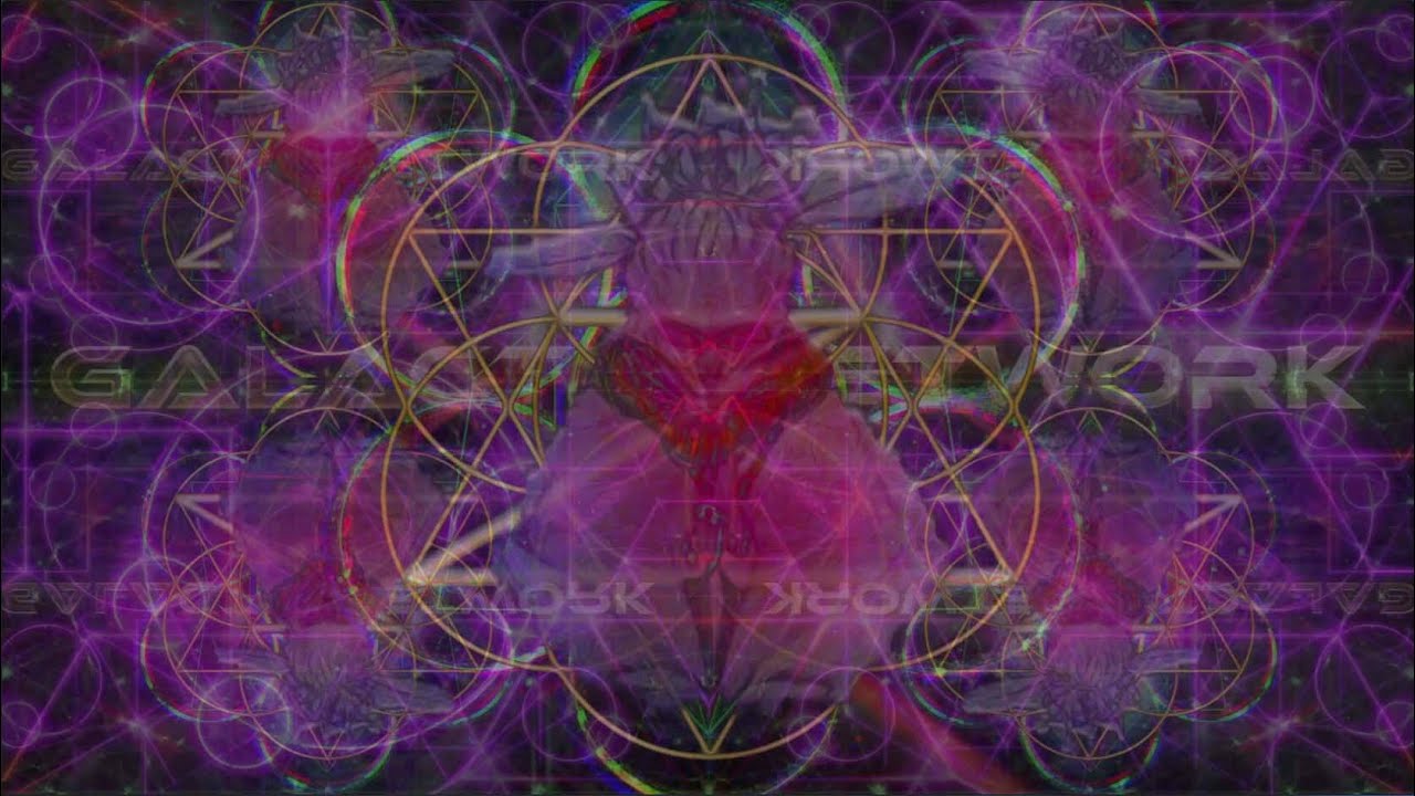 Bloom Chakra 4K Galactic Network VJ Visualizer