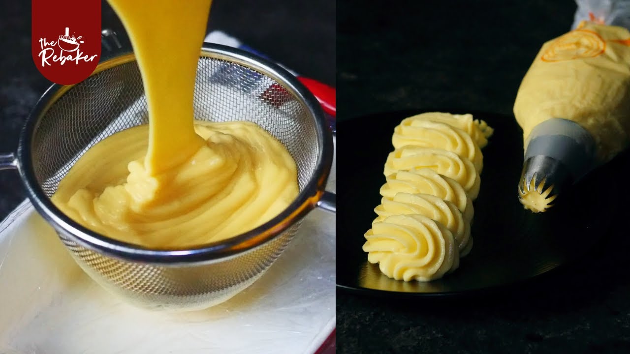 Basic Vanilla Pastry Cream Recipe | Crème Pâtissière