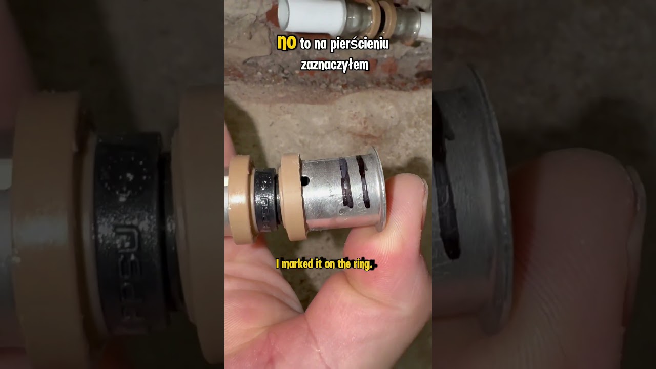 Niezaprasowana złączka zacisk typu TH #instalacja #plumber #zacisk