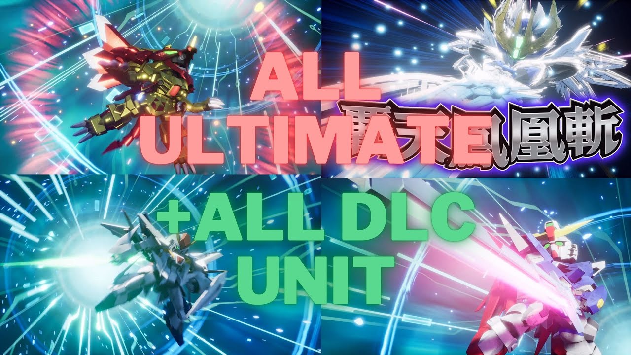 SD GUNDAM BATTLE ALLIANCE | all ultimate attack + all dlc unit すべての究極の攻撃 + すべての DLC ユニット