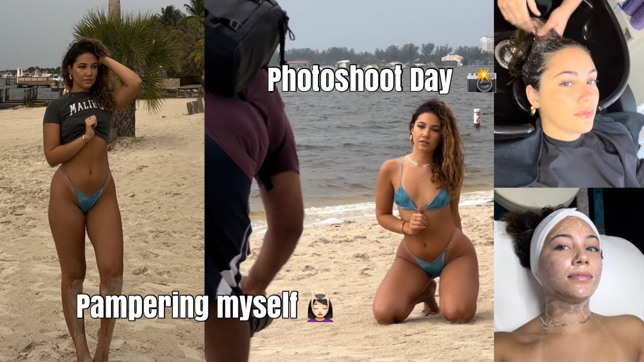 GLOWING UP FOR SUMMER + photoshoot bts