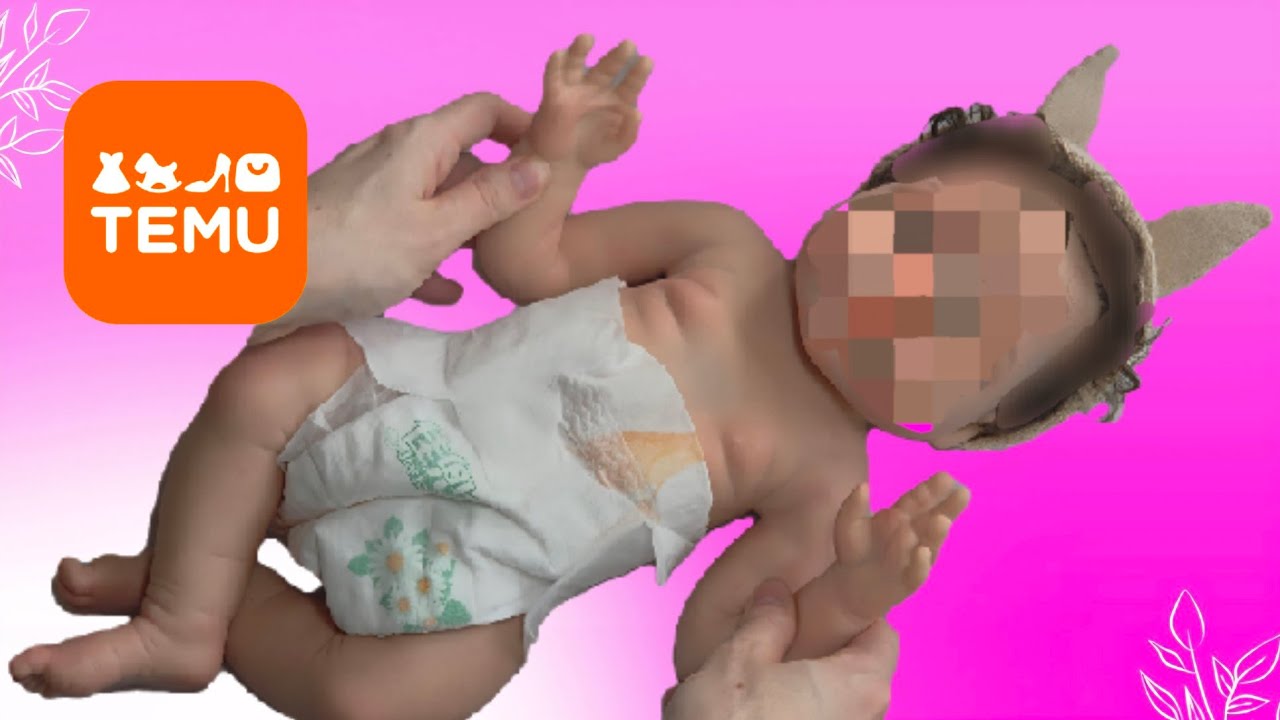 Silicone Baby Unboxing TEMU 17