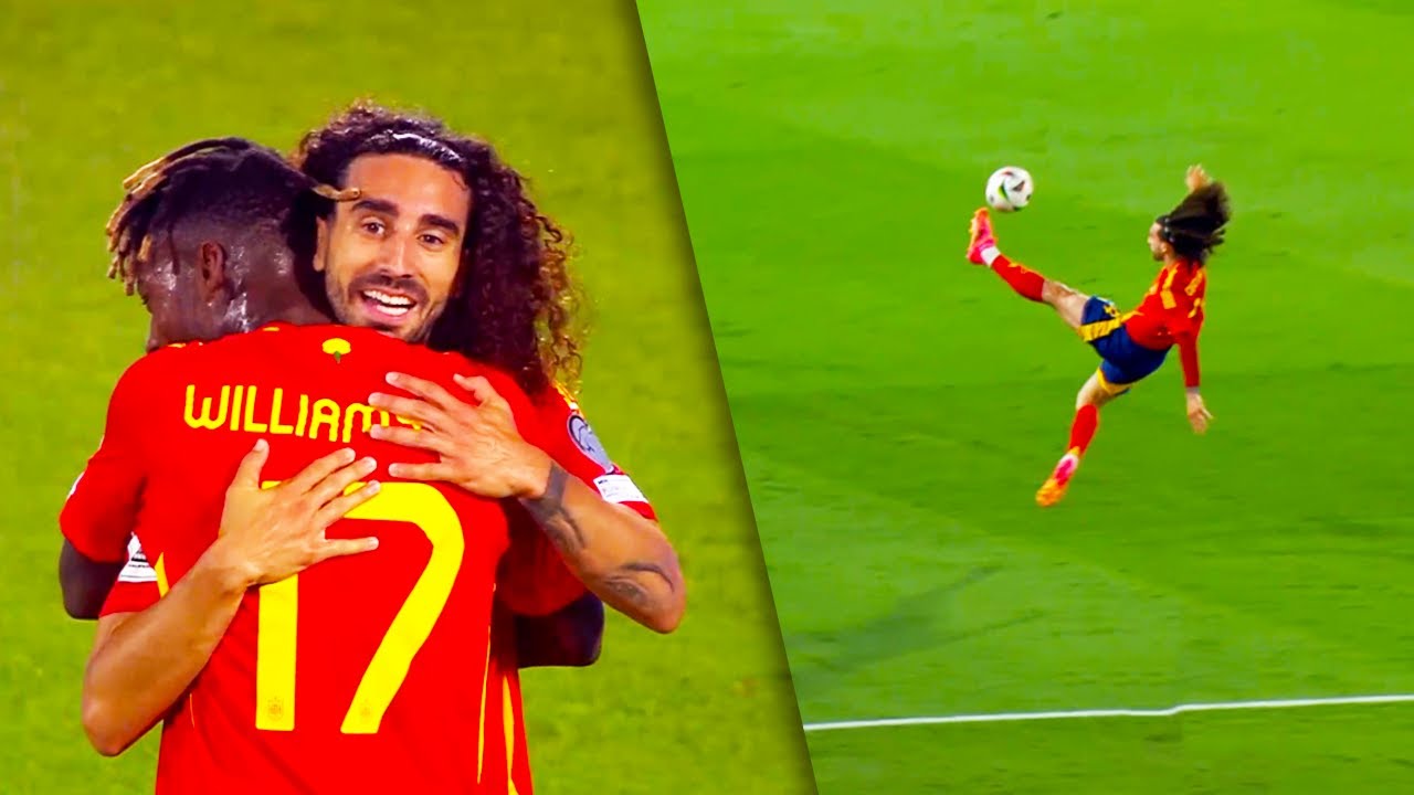 Alejandro Balde WHO? Marc Cucurella is UNSTOPPABLE for Spain 🇪🇸✨