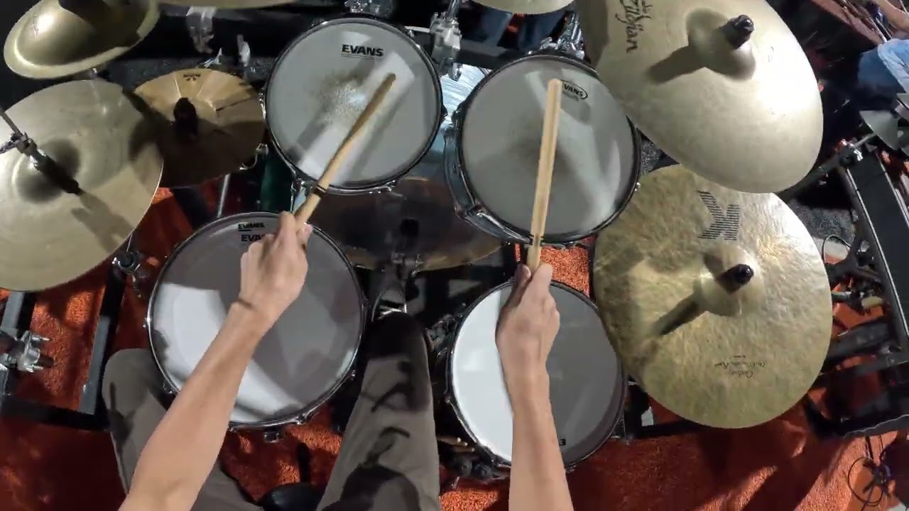 Corona del Sol Drum set Headcam 2025