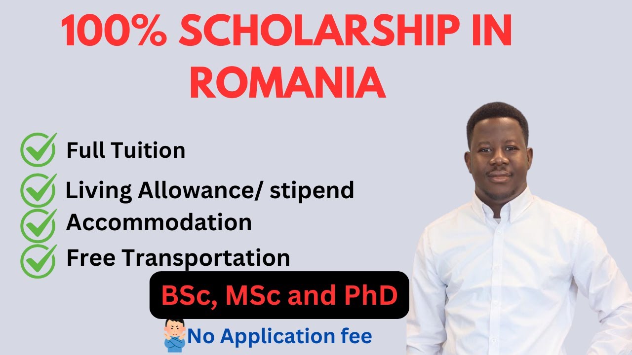ROMANIAN GOVERNMENT SCHOLARSHIP 2025 🇷🇴 | FULLY FUNDED FOR BSC, MASTERS & PHD!
