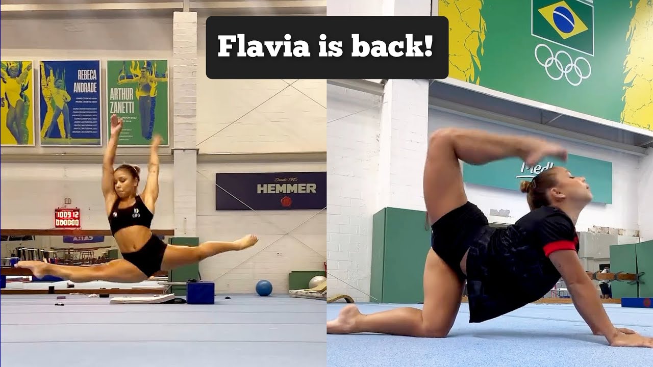 Flavia Saraiva is Back training in 2025 after her Surgery - Road to Los Angeles 2028!