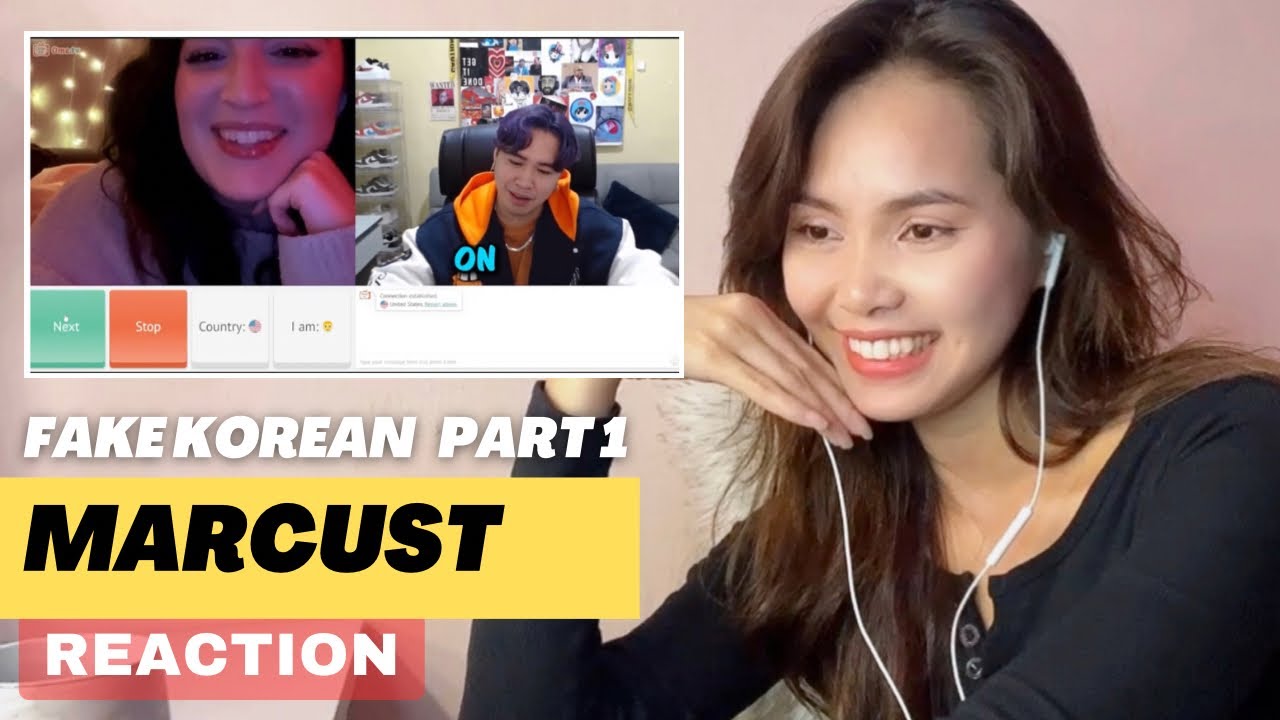 MarcusT-OMEGLE — СЛИШКОМ ПРОСТОЙ ДЛЯ КОРЕЙЦЕВ! (Фальшивый кореец) ЧАСТЬ 1 | РЕАКЦИЯ