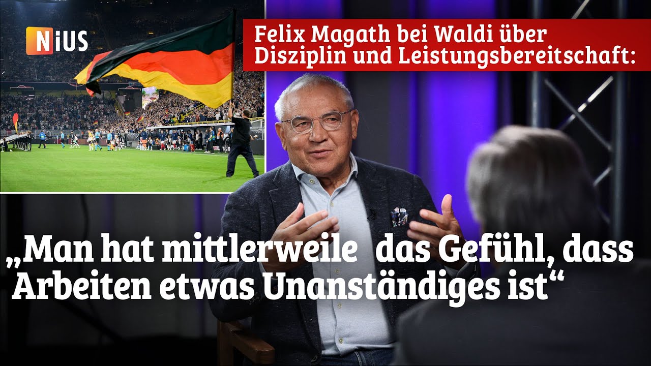 Felix Magath bei Waldi: „Man hat mittlerweile das Gefühl, dass Arbeiten etwas Unanständiges ist“