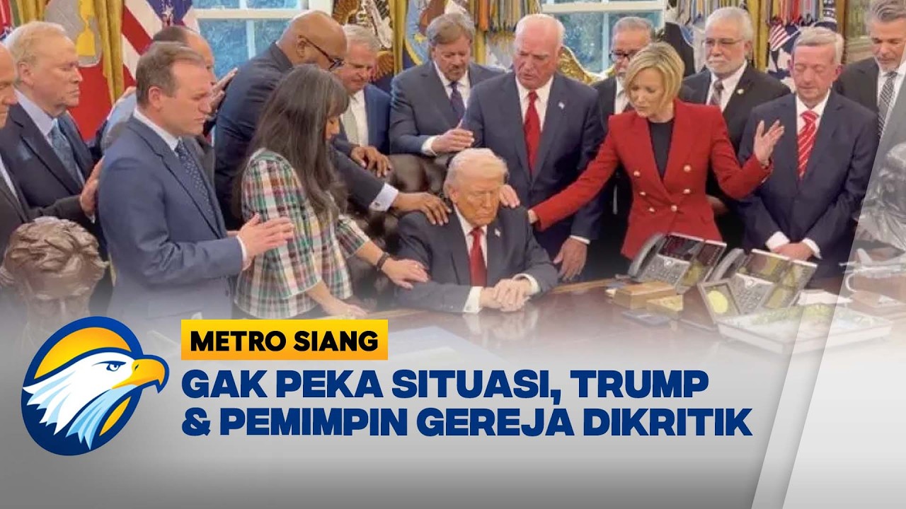 Viral! Pemimpin Gereja Berdoa Untuk Trump Bikin Netizen Geram - [Metro Siang]