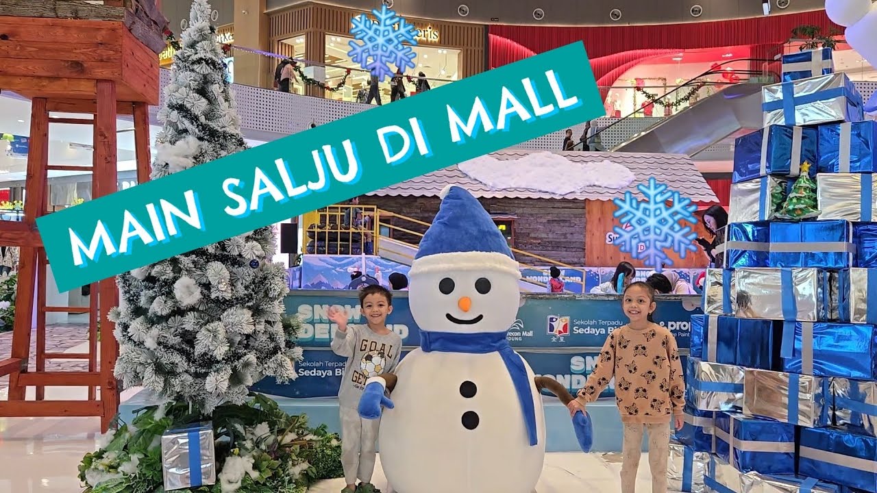 SATU JAM MAIN SALJU DI MALL!!