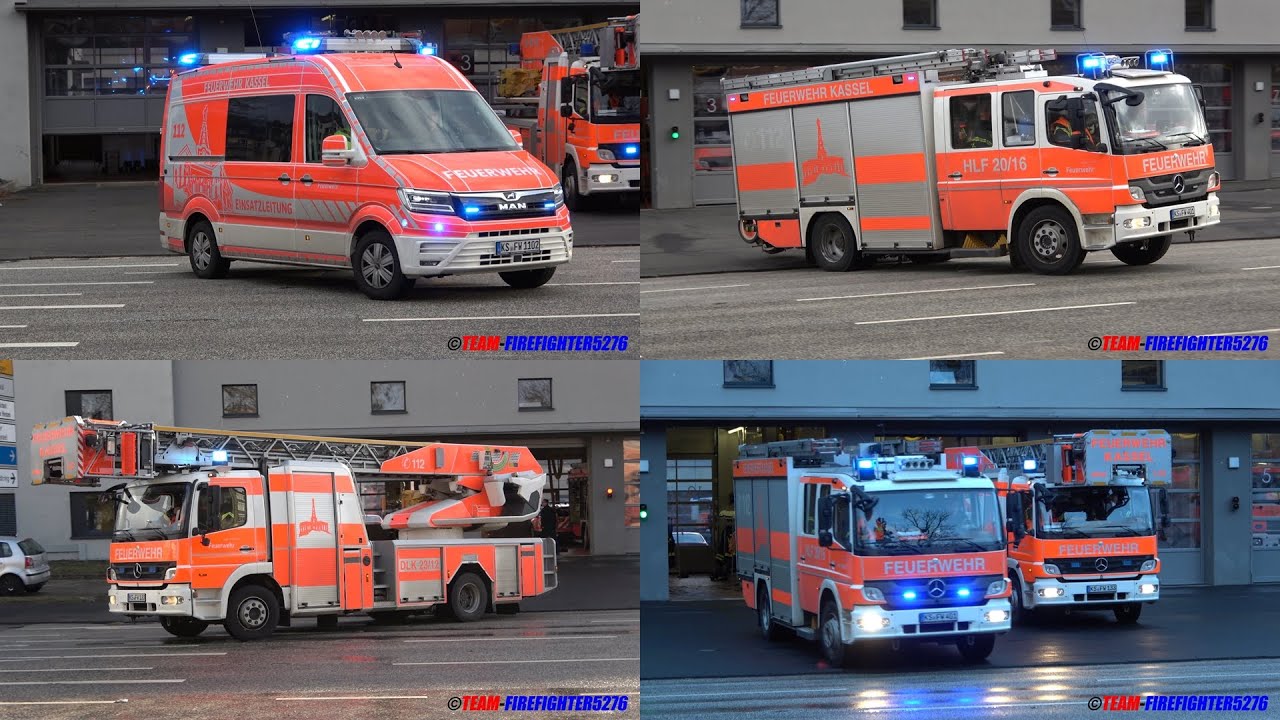 [Hohes Einsatzaufkommen] 6 Einsätze in 6 Stunden an der Berufsfeuerwehr Kassel Feuerwache 1