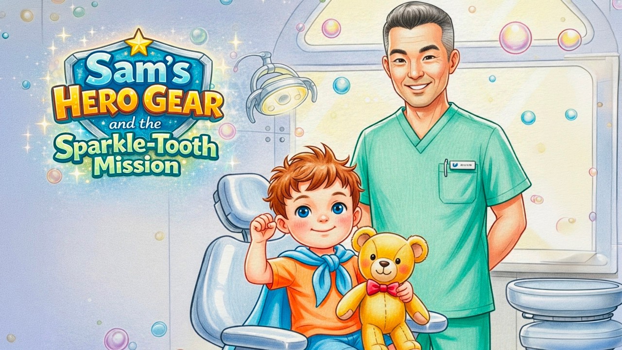 Sam’s Sparkle-Tooth Mission | Bedtime Story for Kids about the Dentist