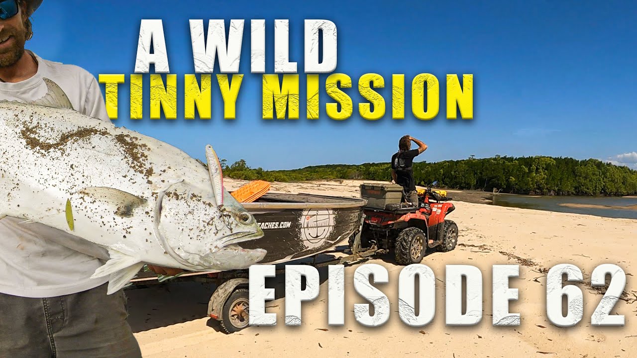 GIANT QUEENFISH & Living on the river catching our own food in REMOTE NORTHERN AUSTRALIA