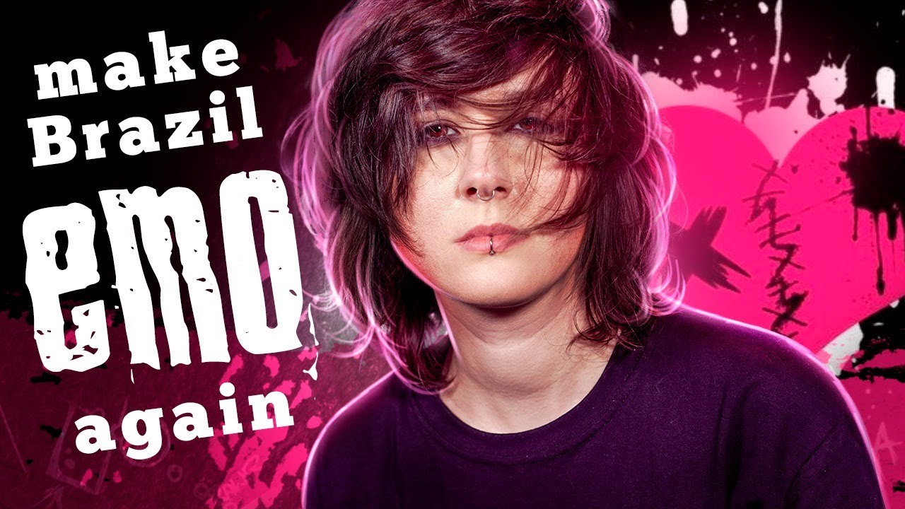 FIZ UMA MAQUIAGEM EMO | Louie Ponto