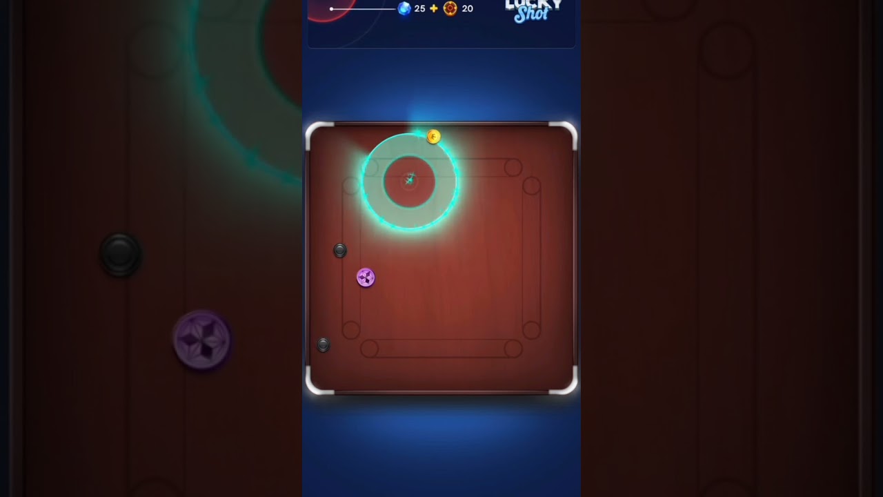 Carrom Disc Pool Lucky Shot | Instant Win Clip | Trending Viral Short