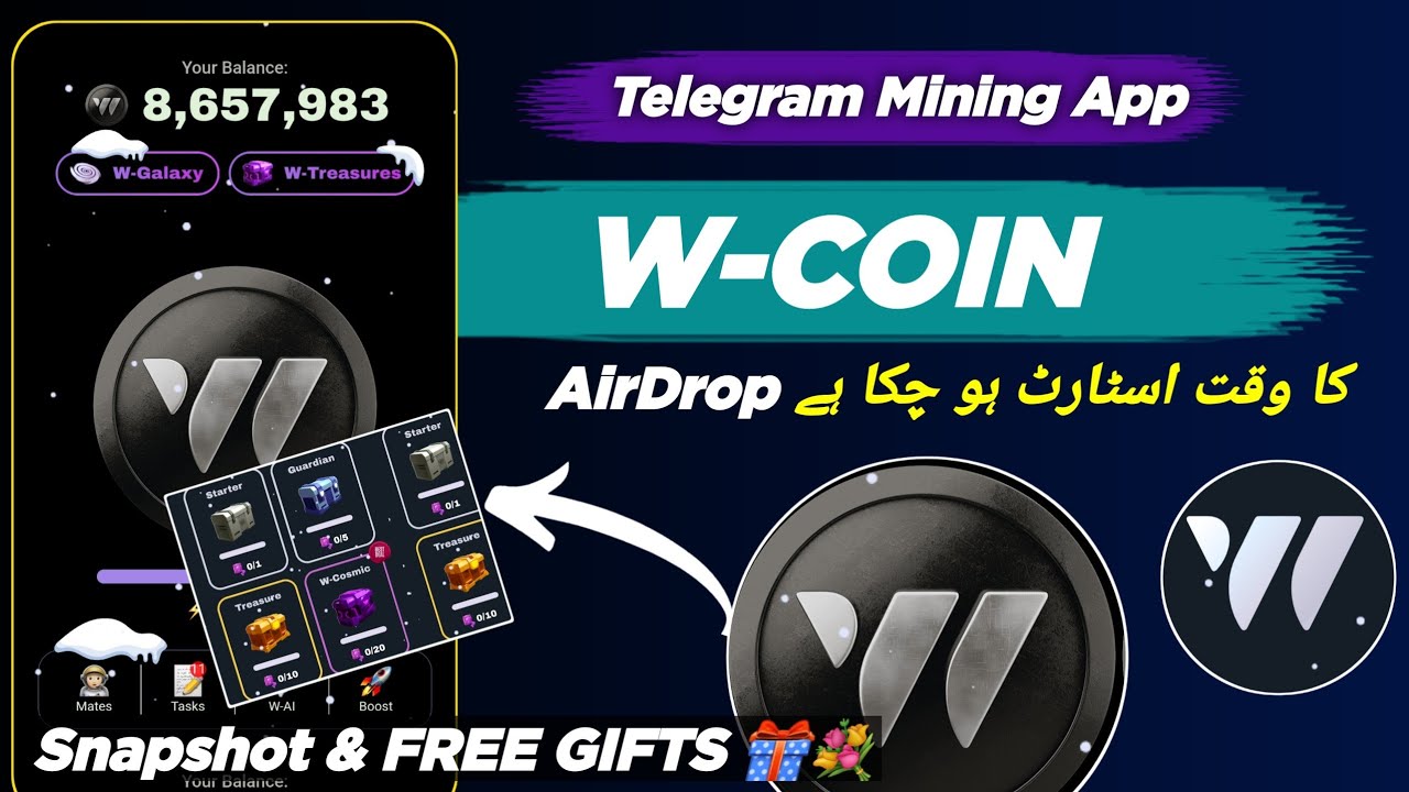 W Coin Airdrop Update | WCoin Snapshot Update |W Coin All Task complete Update 20 Hoursleft