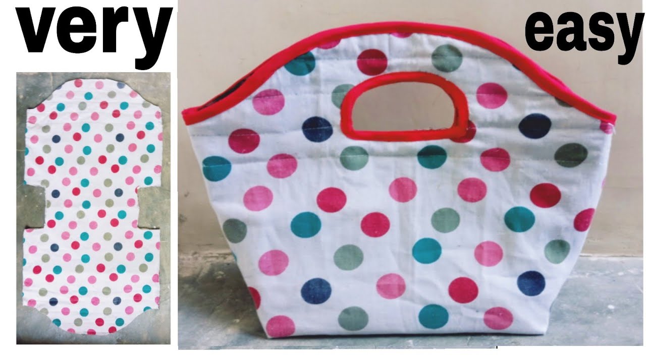perfect handbag cutting and stitching at home // shopping bag cutting and stitching //handbag making