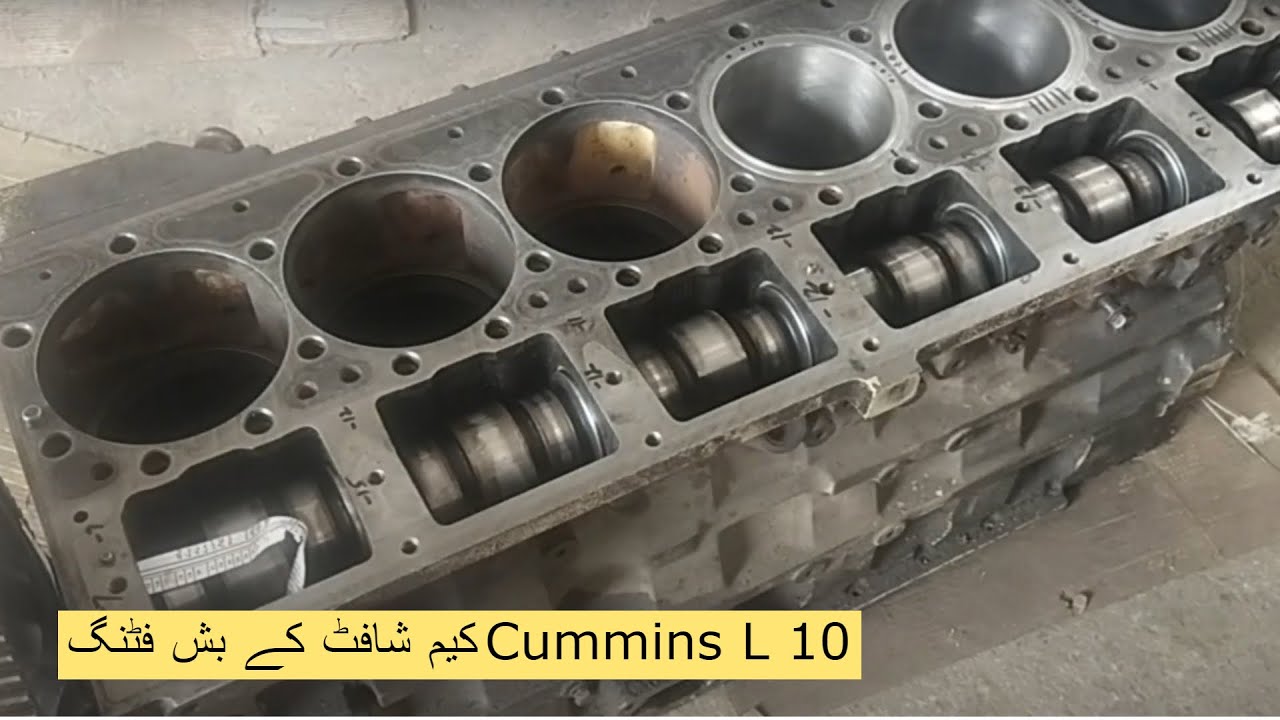 Cummins L 10 Camshaft bush modification and fitting