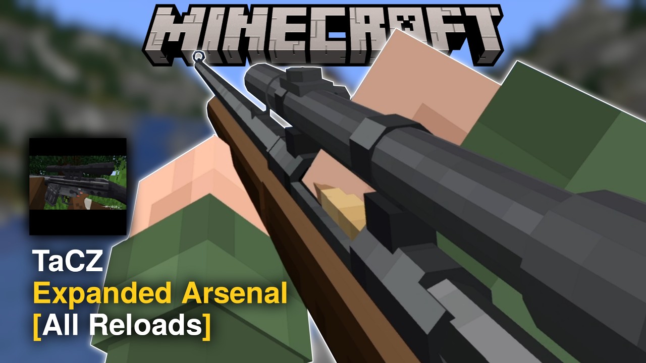 Expanded Arsenal Pack - All Weapon Reload Animations | Minecraft TaCZ Mod | v2.7 | By tonier