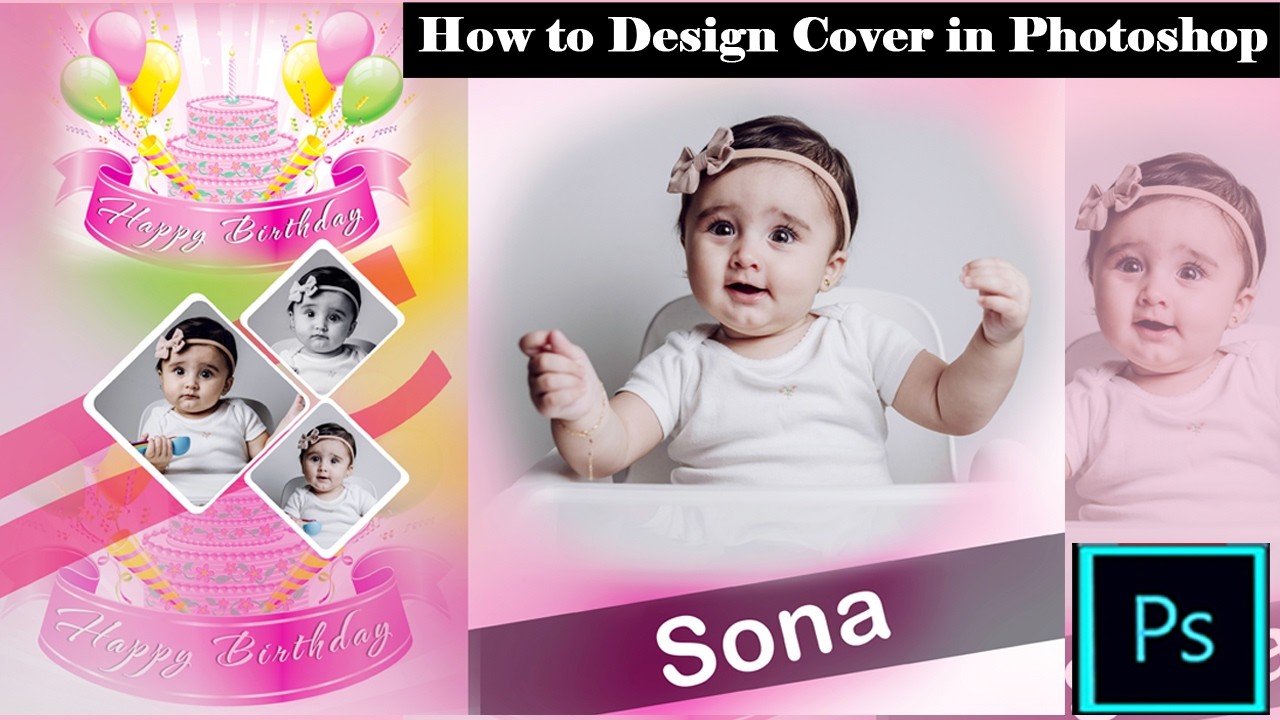 How to Design 12x18 Cover in Photoshop | Step-by-Step Tutorial