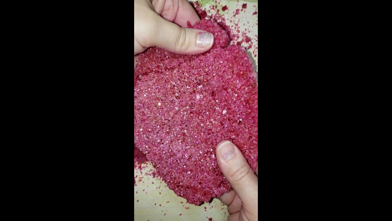 ASMR Magenta Epsom Salt Crush