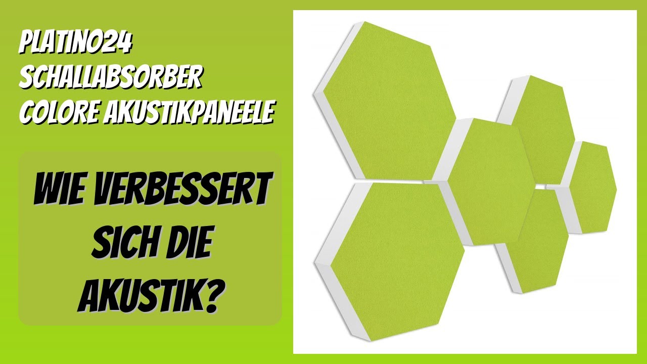 BEWERTUNG (2026): platino24 Schallabsorber COLORE Akustikpaneele. Infos