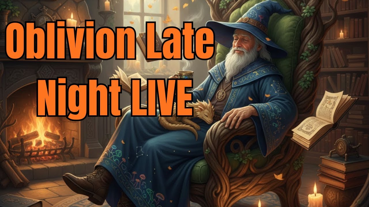 Chillen Late Night With Some Wizard Spells | Oblivion Live #5