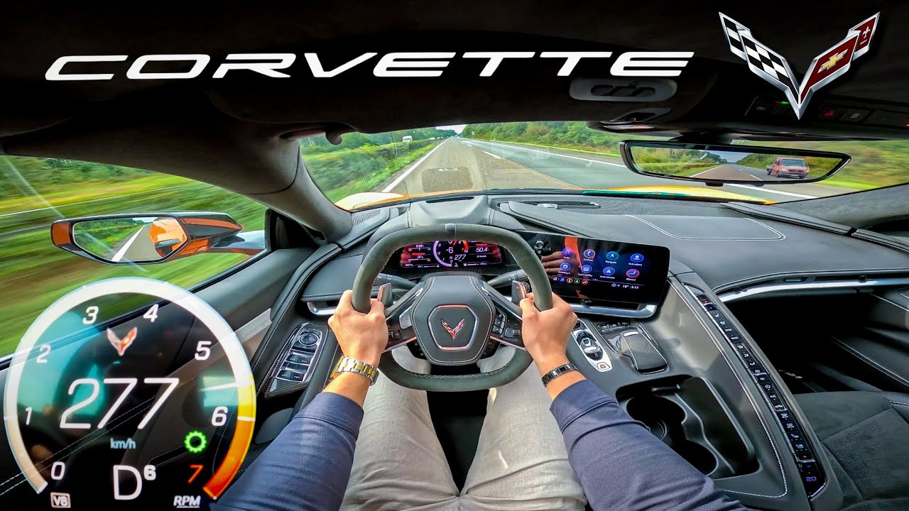 2025 CORVETTE C8 6.2L V8 // TOP SPEED AUTOBAHN (no speed limit) 280km/h