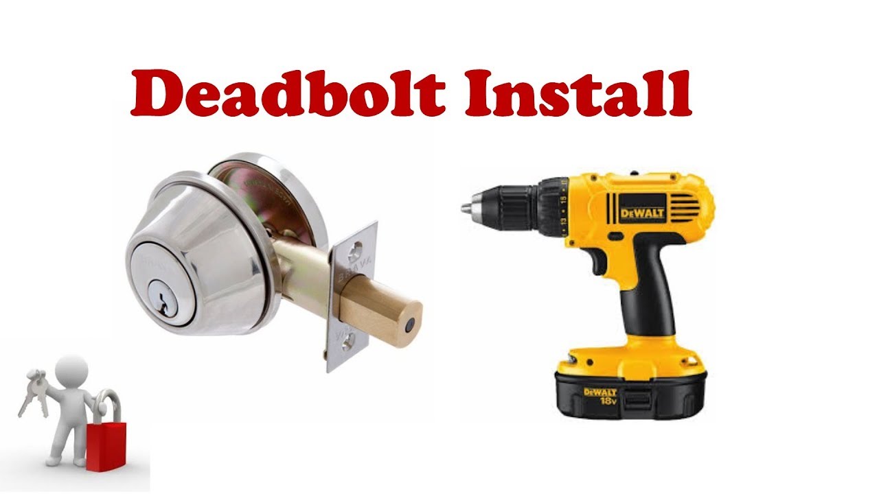 How To Install A Brava Deadbolt Deadlock D362B Locksmith Parramatta - Dr Lock