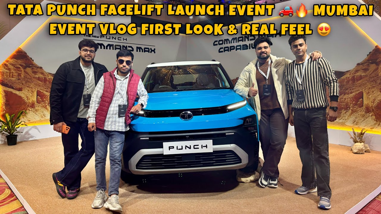 Tata Punch Facelift Launch Event 😱🔥 Mumbai Mein Jo Dekha, Shock Ho Gaya!🚙