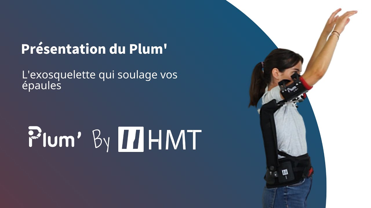 Plum' - l'exosquelette français pour le travail de bras en hauteur