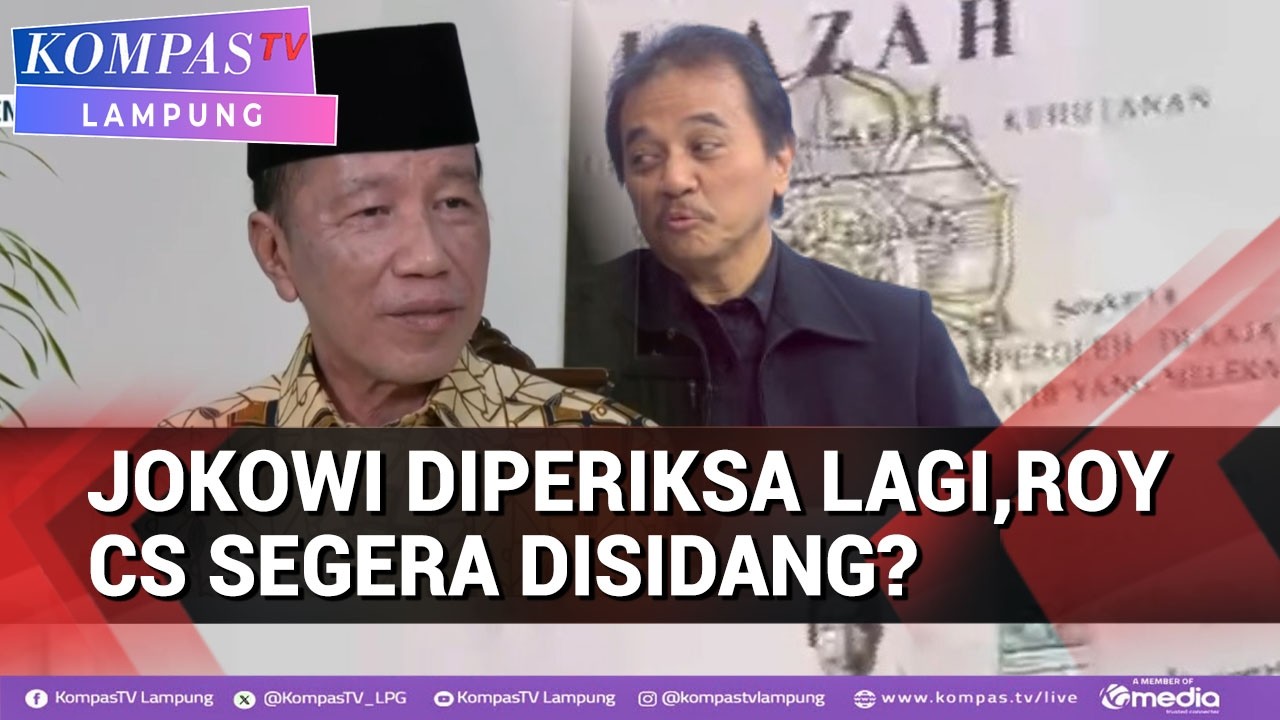 Jokowi Diperiksa Lagi,Roy CS Segera Disidang?