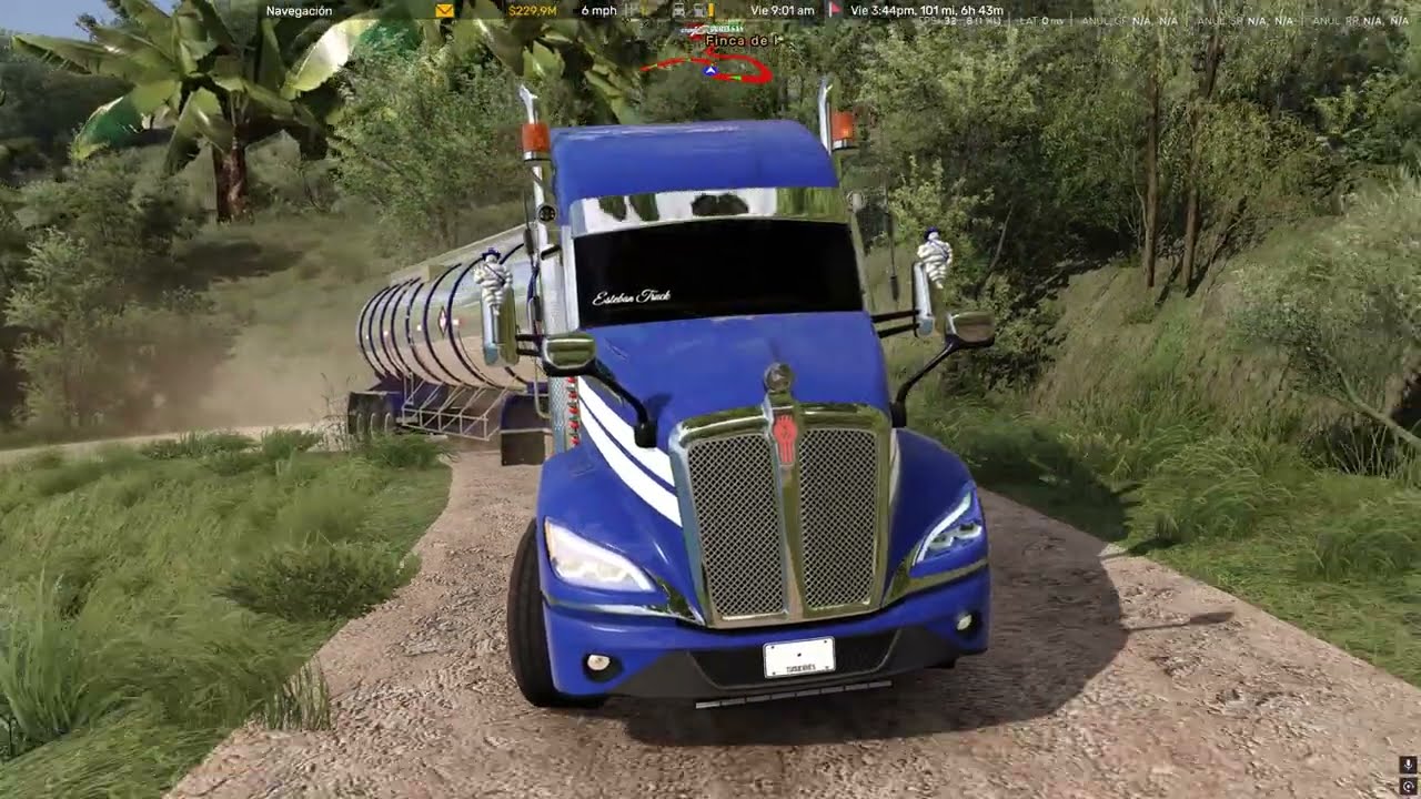 PASANDO por Trochas COLOMBIANA MAPA MAPKALO KENWHORTH T680