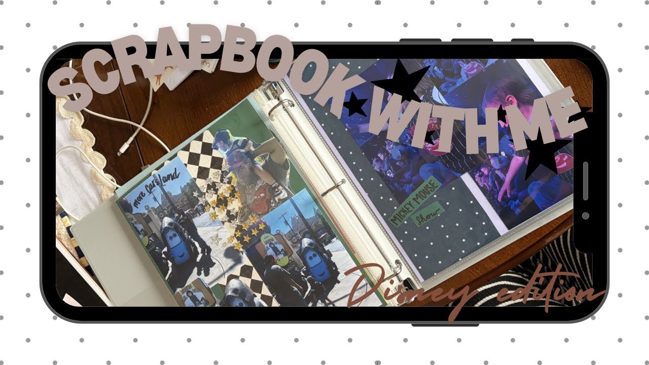 Scrapbook our Disney trip with me! ✨