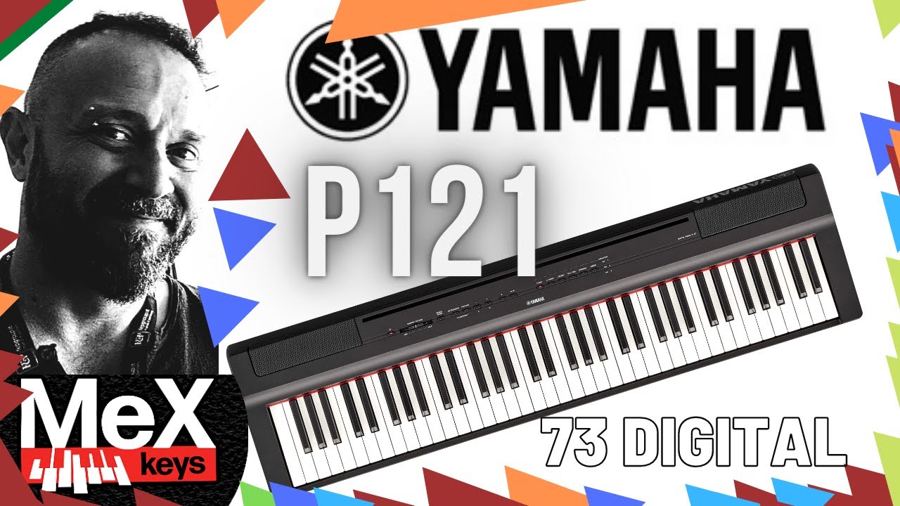 Yamaha P121 (73 digital piano) by MeX (Subtitles)