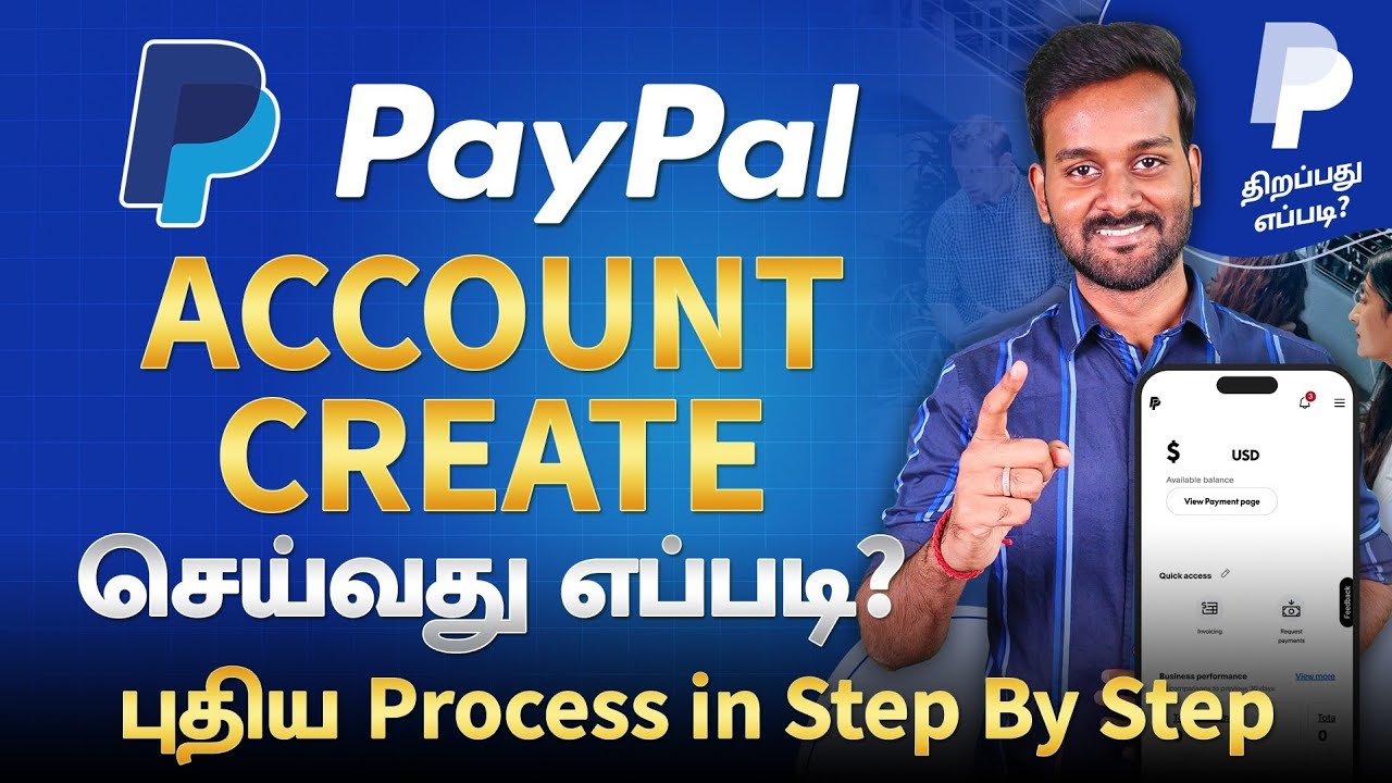 How to Create PayPal Account in Tamil | How to Open PayPal Account in Step By Step